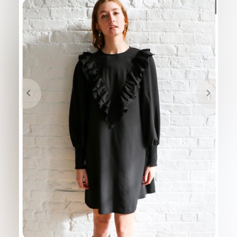 Ganni Ruffle Dress